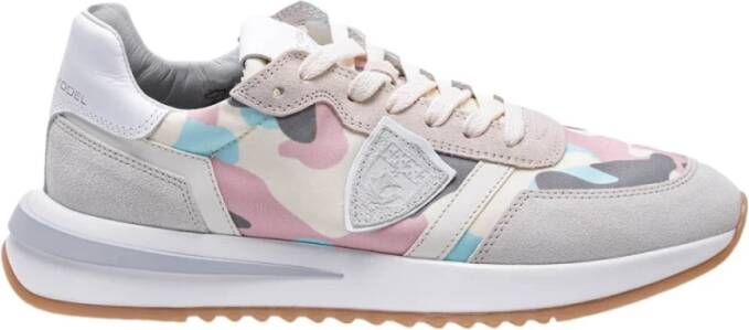Philippe Model Camouflage Tropez 2.1 Sneakers Gray Dames