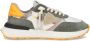 Philippe Model Camoutache Groen Oranje Sneakers Mannen Multicolor Heren - Thumbnail 1
