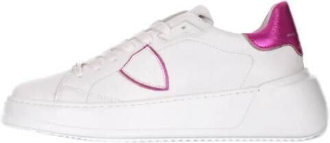 Philippe Model Dames Leren Sneakers Wit Dames