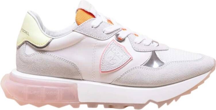 Philippe Model Dames Sneakers La Rue Grijs en Wit White Dames