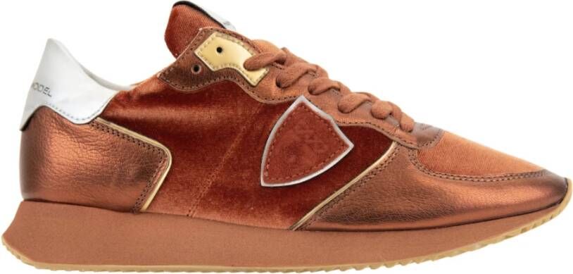 Philippe Model Oranje Trpx Lage Sneakers Orange Dames