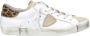Philippe Model Dierenprint Lage Top Sneakers Vrouwen White Dames - Thumbnail 1