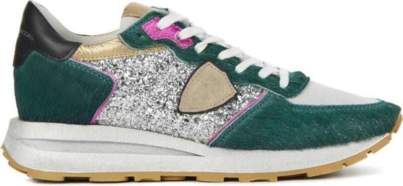 Philippe Model Sneakers Dames Lage sneakers Damesschoenen Leer TRPX haute mix Glitter
