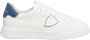 Philippe Model Eenvoudige Temple Sneakers met Vetersluiting White Heren - Thumbnail 16