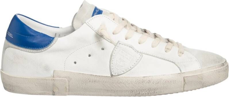 Philippe Model Effen Veterschoenen White Heren