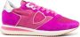 Philippe Model Fuchsia Roze Sneakers met Paneelontwerp Pink Dames - Thumbnail 1