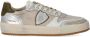Philippe Model Geborduurde Mesh Lage Top Sneaker Multicolor Heren - Thumbnail 1