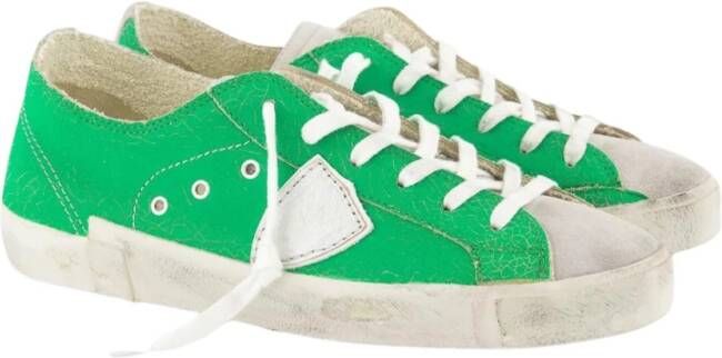 Philippe Model Gebroken Vert Stijlvolle Mand Sneakers