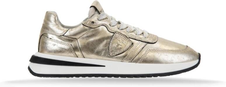 Philippe Model Gelamineerde leren vetersneakers