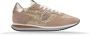 Philippe Model Gelamineerde Suède Stoffen Sneakers met Pailletten - Thumbnail 1