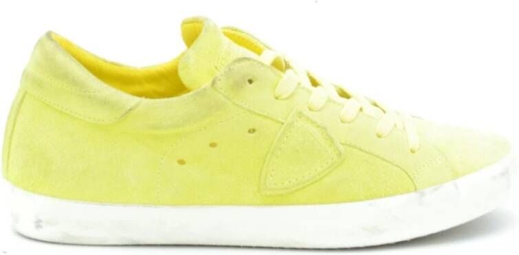 Philippe Model Gele Suède Slip-On Sneakers