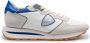 Philippe Model Geperforeerde leren sneakers in grijs bluette - Thumbnail 1