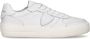 Philippe Model Witte Sneakers met Logo Patch en Contrasterende Hiel White - Thumbnail 5