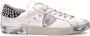 Philippe Model Gestudde Tennissneakers Wit Zwart White - Thumbnail 20