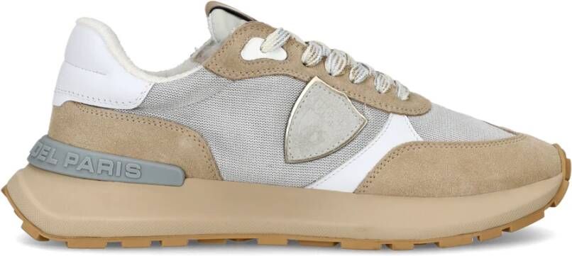 Philippe Model Glamoureuze Antibes Sneaker Beige Dames