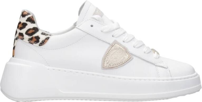 Philippe Model Glamoureuze Temple Low Sneakers White Dames