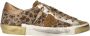 Philippe Model Glinsterende Kristal Leren Sneakers Multicolor Dames - Thumbnail 10