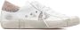 Philippe Model Witte leren sneakers met roze hiel White Dames - Thumbnail 12
