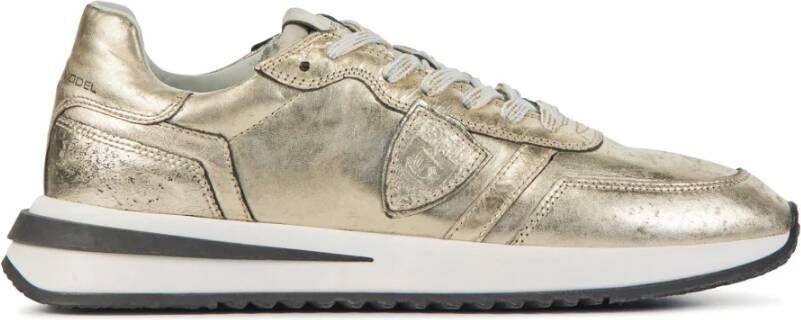 Philippe Model Sneakers Dames Lage sneakers Damesschoenen Leer Tropez 2.1 metal Goud