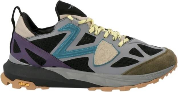 Philippe Model Grijs Zwart Sneakers Aw23 Grijs Heren