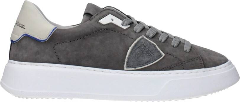 Philippe Model Multicolor textiel sneakers met suède details Meerkleurig