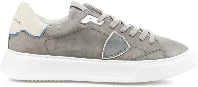 Philippe Model Multicolor textiel sneakers met suède details Meerkleurig Heren