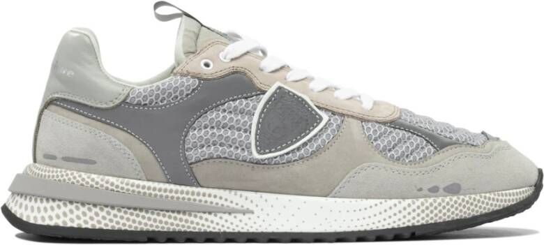 Philippe Model Grijze Sneakers Stijlvol Modern Slip-On