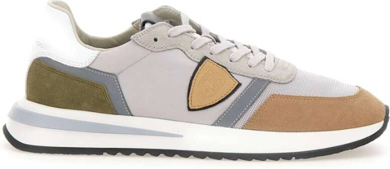 Philippe Model Tropez 2.1 Low Man Sneaker Kleur: Mondial Gris Grijs Heren