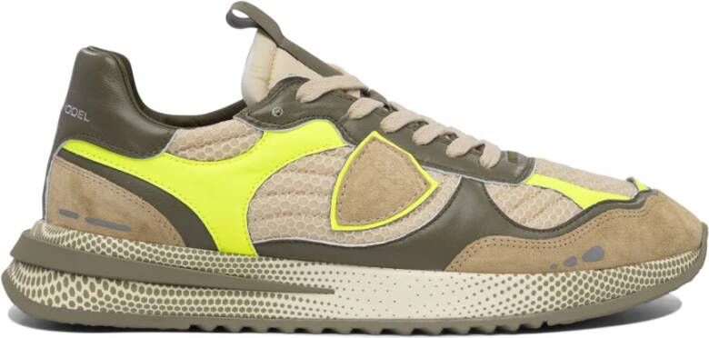 Philippe Model Olympique Leren en Stoffen Sneakers Multicolor Heren
