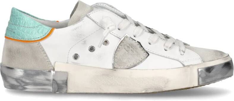 Philippe Model Stijlvolle Lage Top Sneakers Multicolor Dames