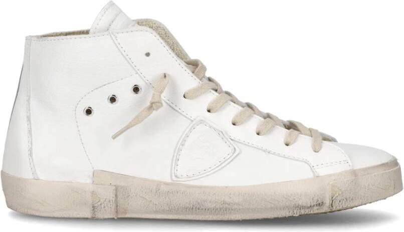 Philippe Model Vernielde Logo Patch Sneakers White Dames