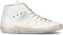 Philippe Model Vernielde Logo Patch Sneakers White Dames - Thumbnail 3