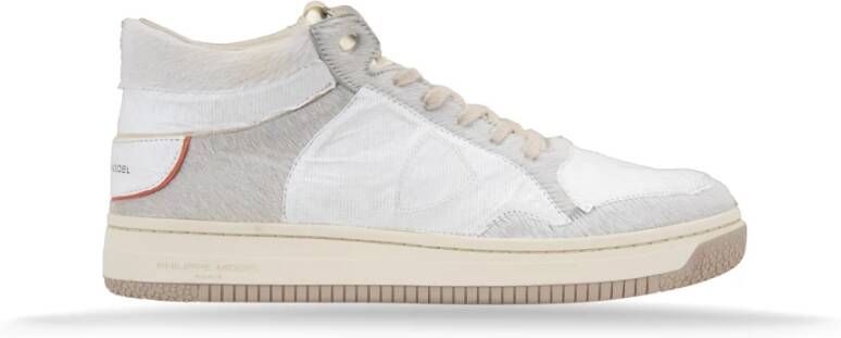 Philippe Model Heren hoge sneakers met haar detail