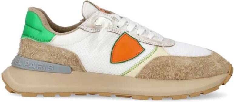 Philippe Model Antibes Sneaker Vintage Hardloopschoenen Multicolor Heren