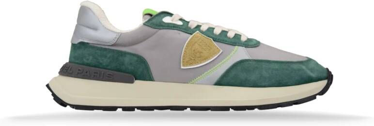 Philippe Model Groene Antibes Sneakers Stijlvol en veelzijdig Green Heren