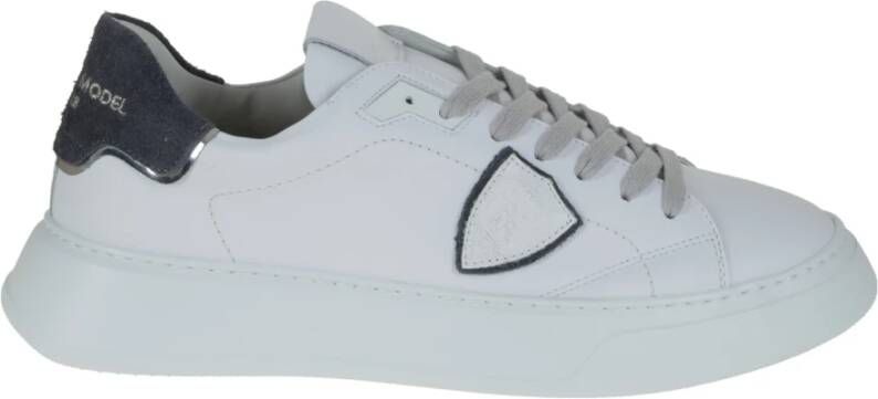 Philippe Model Temple LOW MAN Sneakers Wit Heren