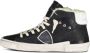 Philippe Model Zwarte High Top Sneakers met Distressed Details Black Heren - Thumbnail 11