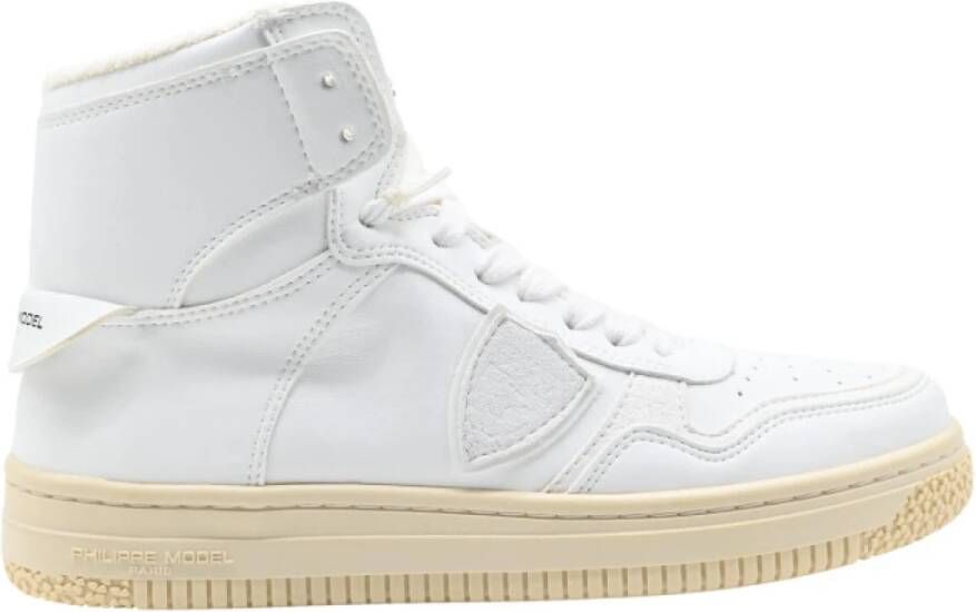 Philippe Model Hoge Dames Sneakers Mixage Blanc White Dames