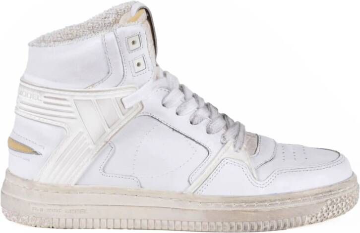Philippe Model Hoge Sneakers in Diverse Vezels