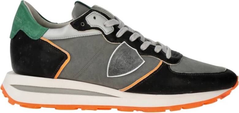 Philippe Model Hoge Sneakers met Designerdetails Black Heren