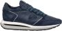 Philippe Model Blauwe Sneakers met Suède en Mesh Blue Heren - Thumbnail 9