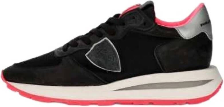 Philippe Model Low-Top Sneakers Baskets Tropez haute noir fuchsia F in meerkleurig