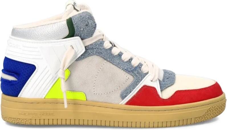 Philippe Model Innovatieve MultiColour Sneakers Meerkleurig Heren
