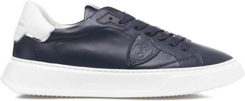 Philippe Model Zwarte Sneakers voor Heren Black Heren