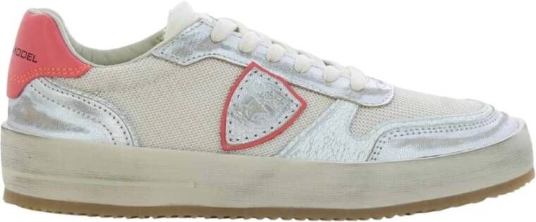 Philippe Model Koraal Dames Lage Sneakers Gray Dames