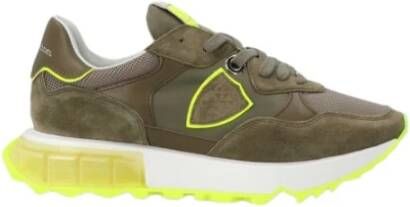 Philippe Model LA RUE Sneaker Militaire Jaune Bruin Dames