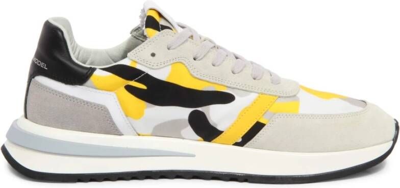 Philippe Model Lage Camouflage Sneakers