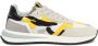 Philippe Model Tropez 2.1 Grijze en Gele Militaire Print Sneaker Grijs Heren - Thumbnail 8