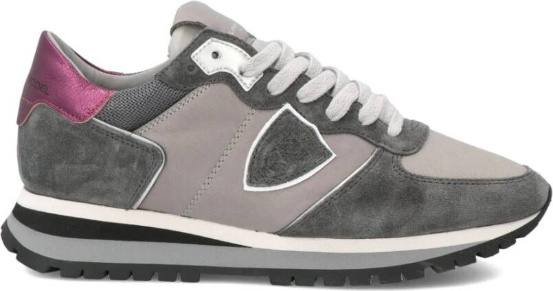 Philippe Model Stijlvolle Trpx Lage Sneakers Vrouwen Gray Dames