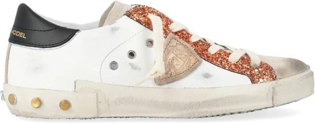 Philippe Model Lage Damesneakers in Zilver